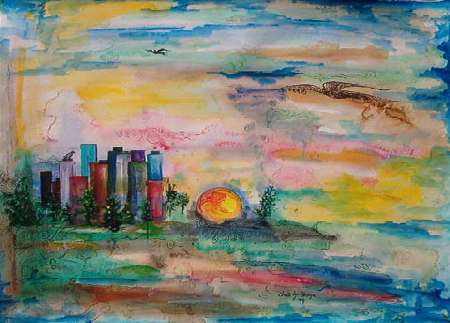 Abstract Modern Landscape