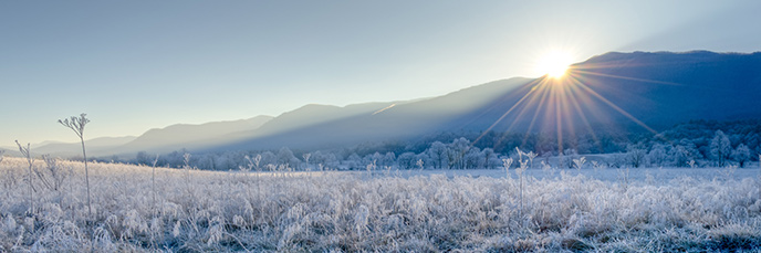 Cades Cove Snow